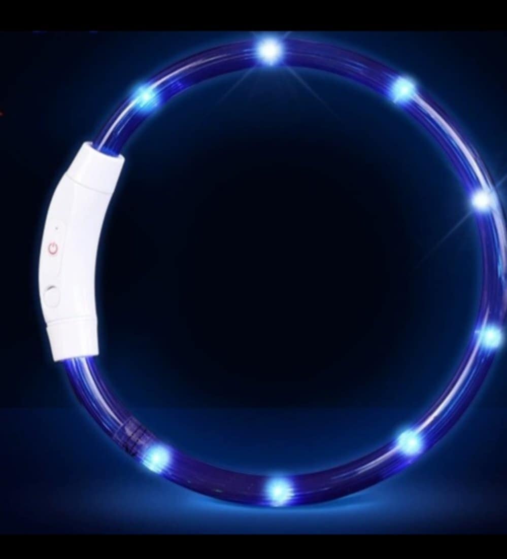 Blinkande Led Halsband Hund!
